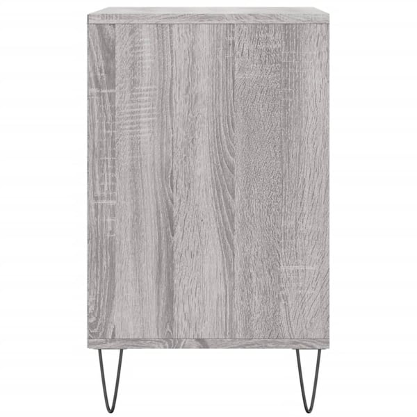vidaXL Skoskap grå sonoma 102x36x60 cm konstruert tre