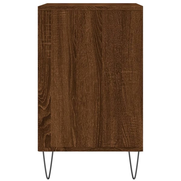vidaXL Skoskap brun eik 102x36x60 cm konstruert tre