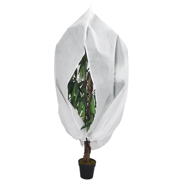 vidaXL Plantefleecetrekk med glidelås 4 stk 70 g/m² 3,14x2,5 m