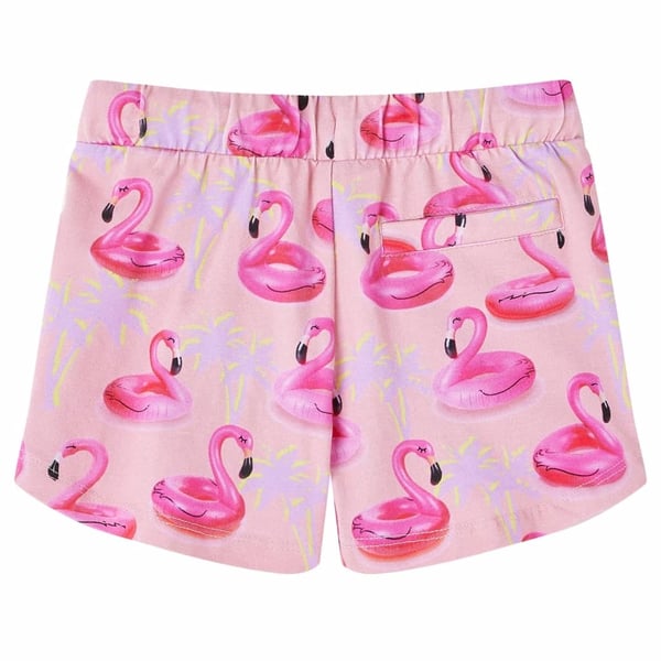 vidaXL Barneshorts med snor lyserosa 116