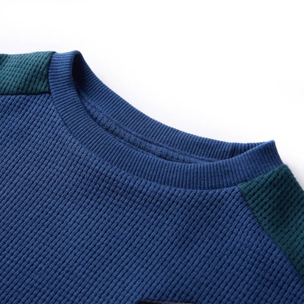 vidaXL Sweatshirt til børn str. 116 marineblå