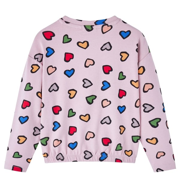 vidaXL Sweatshirt til børn lys str. 92 lyserød