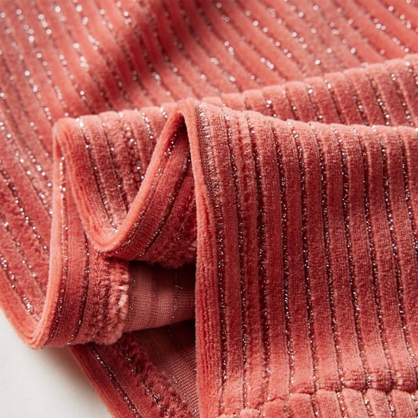 vidaXL Barnekjole med lange ermer medium rosa 116