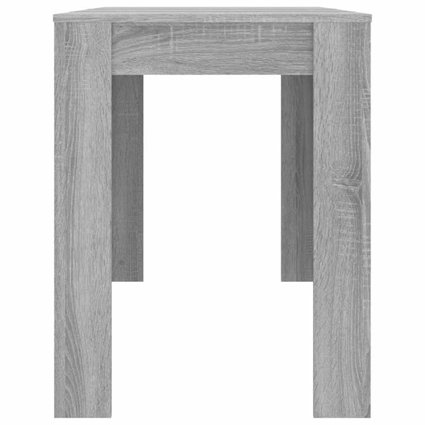 vidaXL Spisebord grå sonoma 120x60x76 cm konstruert tre