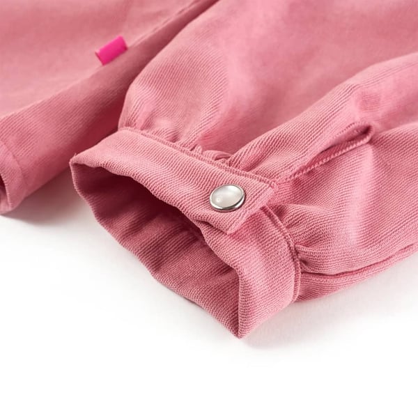 vidaXL Barnebluse med lanterneermer gammelrosa 140
