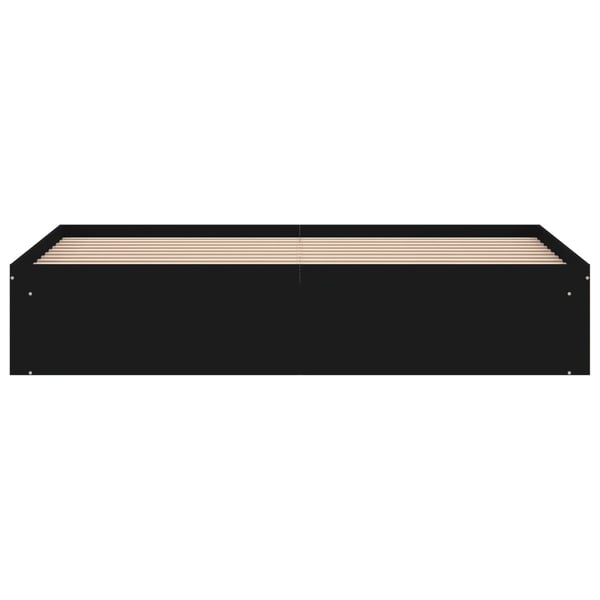vidaXL Sengeramme svart 180x200 cm