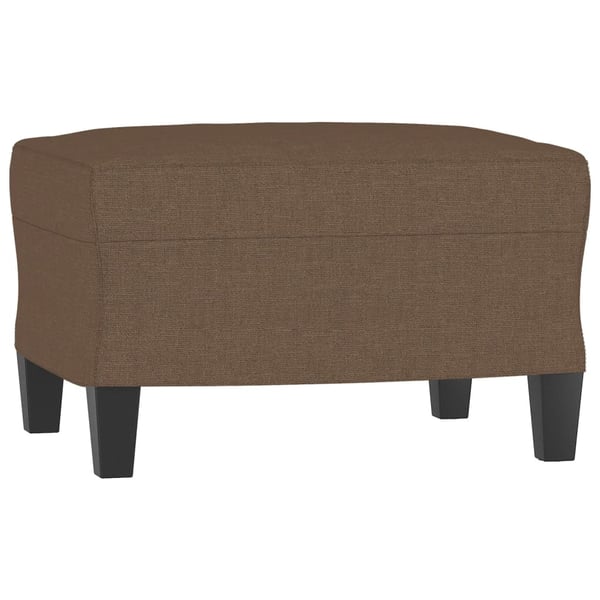 vidaXL sofasæt 3 dele med hynder stof brun