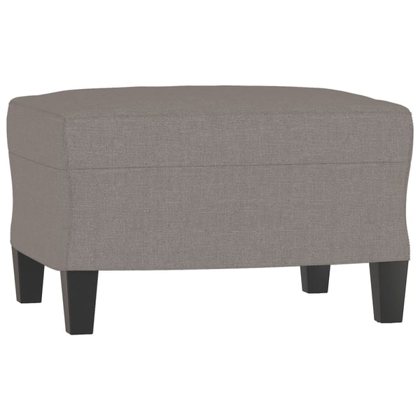 vidaXL sofasæt 4 dele med hynder stof gråbrun