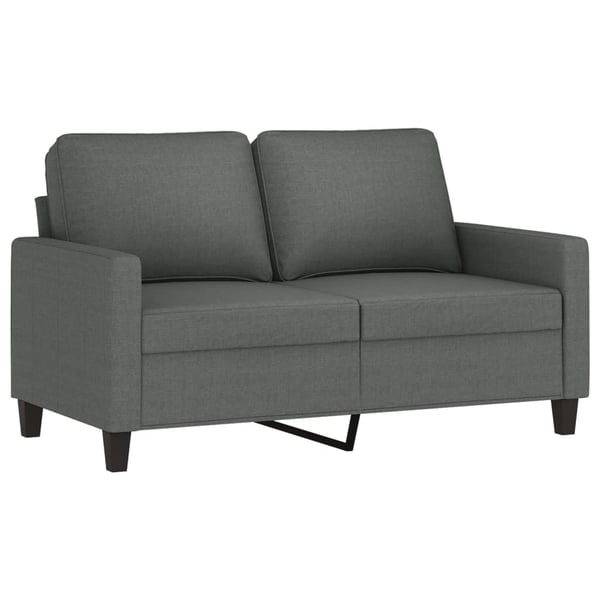 vidaXL sofasæt 3 dele med hynder stof mørkegrå