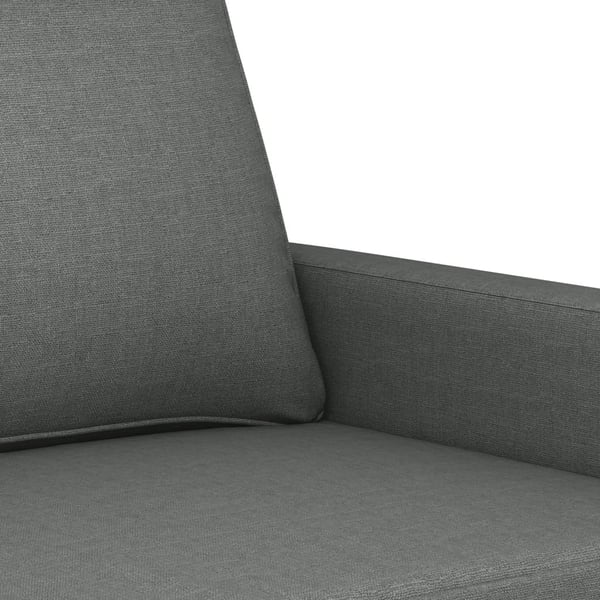 vidaXL sofasæt 3 dele med hynder stof mørkegrå