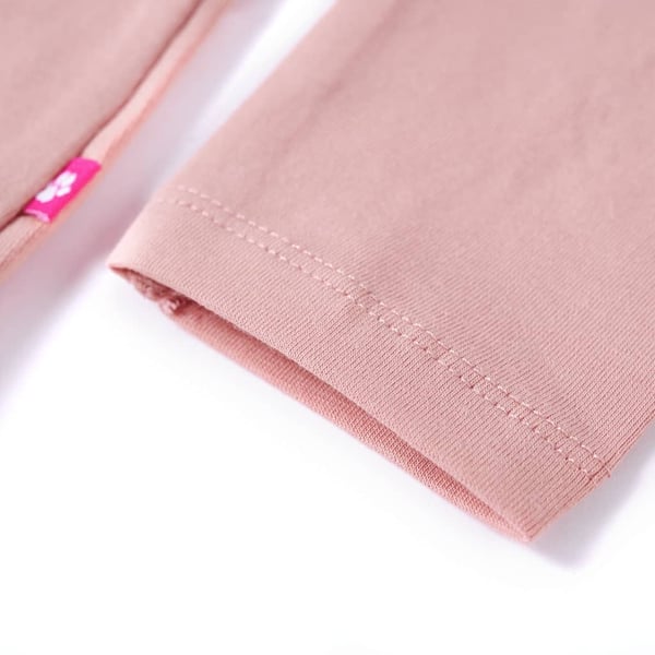 vidaXL Lasten pitkähihainen T-paita vaalea pinkki 104