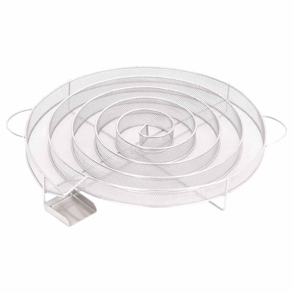 vidaXL Kylmäsavugeneraattori pyöreä 33,5 cm ruostumaton teräs
