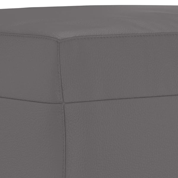 vidaXL sofasæt 3 dele med puder kunstlæder grå