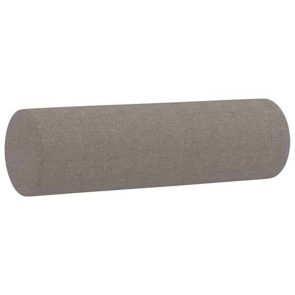 vidaXL sofasæt 3 dele med puder stof gråbrun