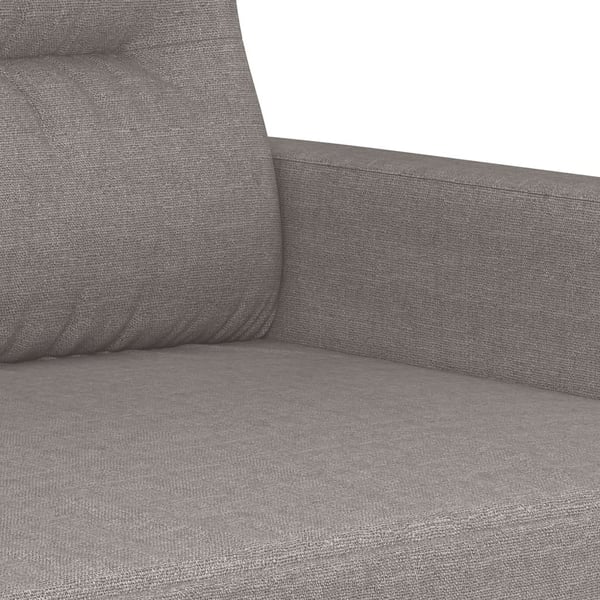 vidaXL sofasæt 2 dele med puder stof gråbrun