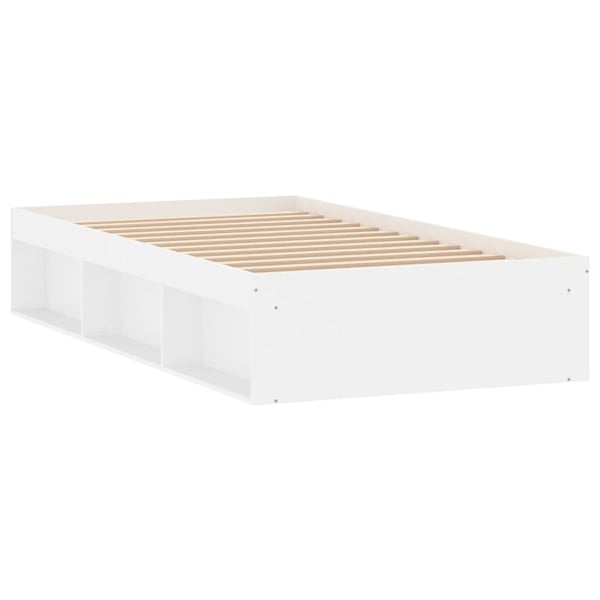 vidaXL Sengeramme hvit 90x190 cm