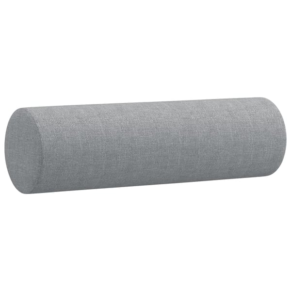 vidaXL sofasæt 2 dele med puder stof lysegrå