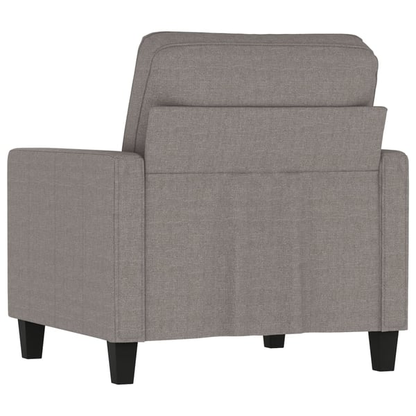 vidaXL lænestol 60 cm stof gråbrun
