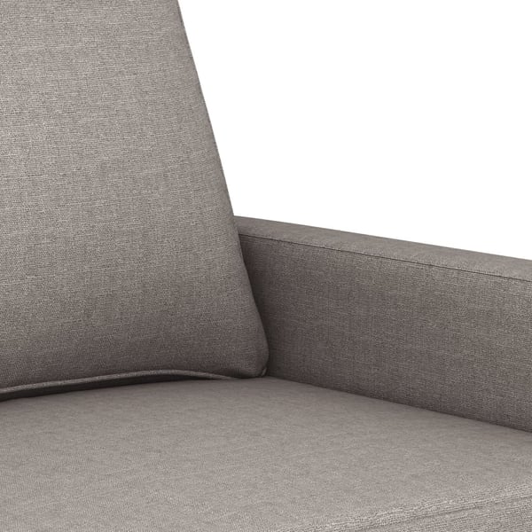 vidaXL lænestol 60 cm stof gråbrun