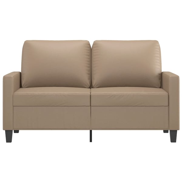 vidaXL 2-personers sofa 120 cm kunstlæder cappuccino