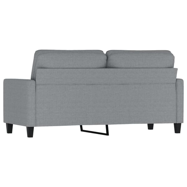 vidaXL 2-personers sofa 140 cm stof lysegrå