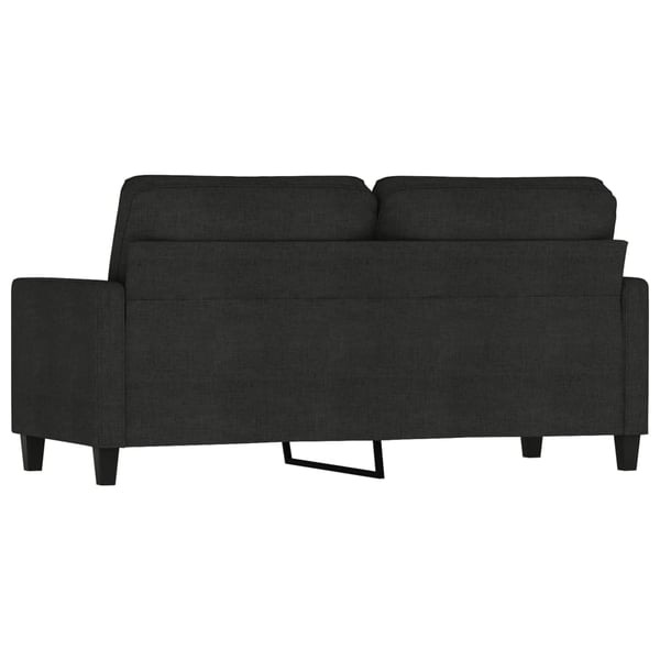 vidaXL 2-sitssoffa svart 140 cm tyg