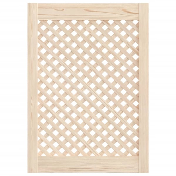 vidaXL skabslåger 2 stk. 49,5x69 cm gitterdesign massivt fyrretræ