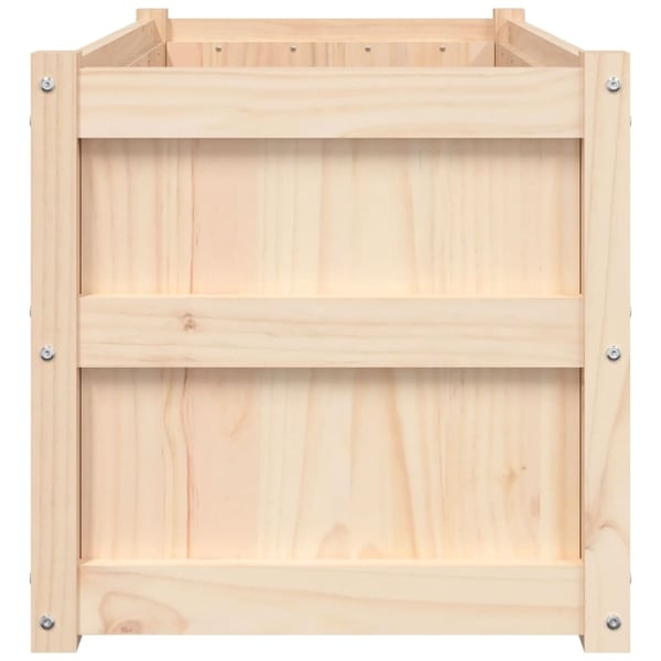vidaXL Hageplantekasse 90x50x50 cm heltre furu