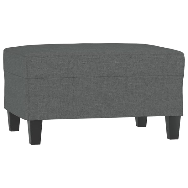 vidaXL sofasæt 4 dele med puder stof mørkegrå