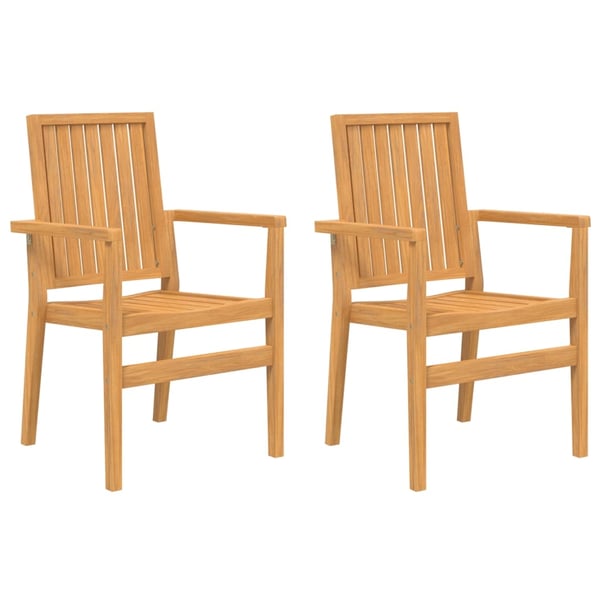 vidaXL Hagespisegruppe 3 deler heltre teak