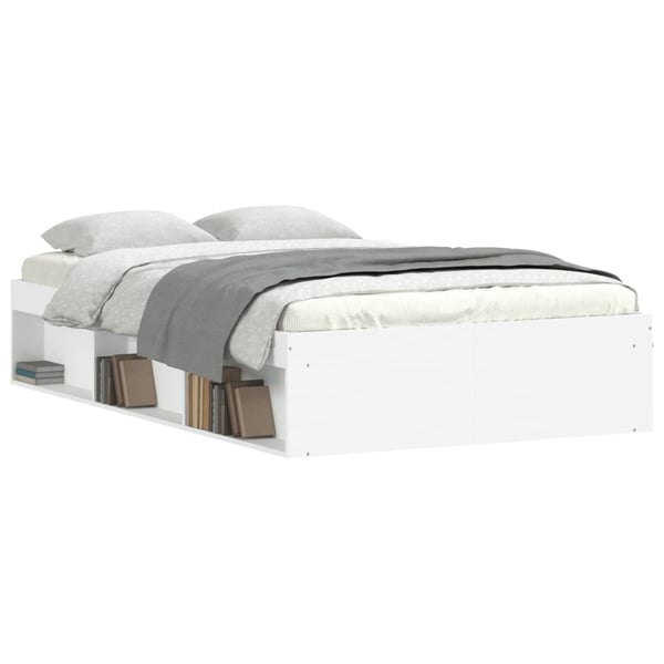 vidaXL Sengeramme hvit 120x200 cm