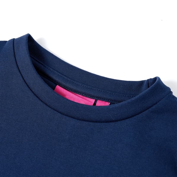vidaXL Sweatshirt til børn str. 128 marineblå