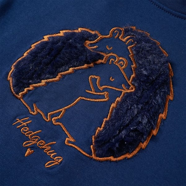 vidaXL Sweatshirt til børn str. 140 marineblå