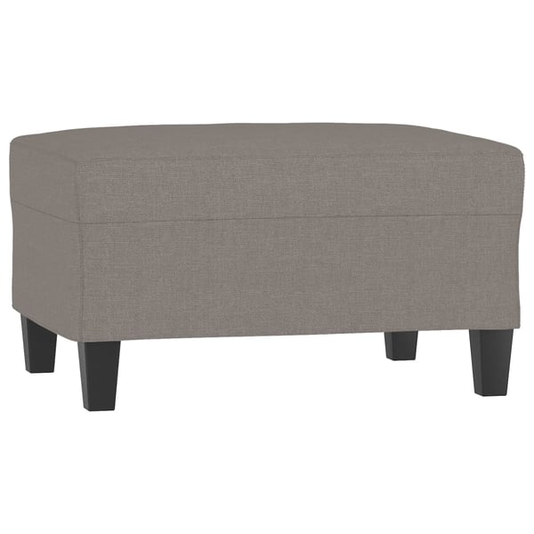 vidaXL sofasæt 4 dele med puder stof gråbrun