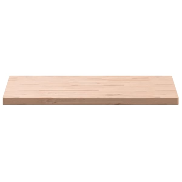 vidaXL Benkeplate til bad 100x60x4 cm heltre bøketre