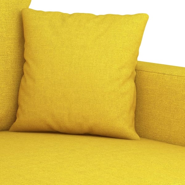 vidaXL 2-personers sofa 140 cm stof lysegul