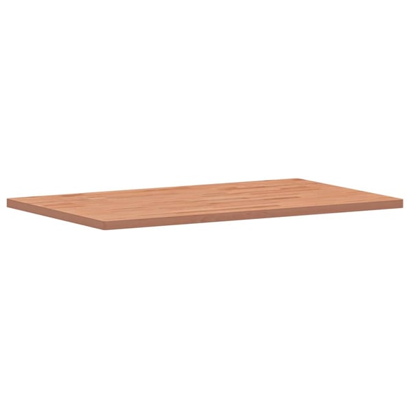 vidaXL Bordplate 100x60x2,5 cm rektangulær heltre bøketre