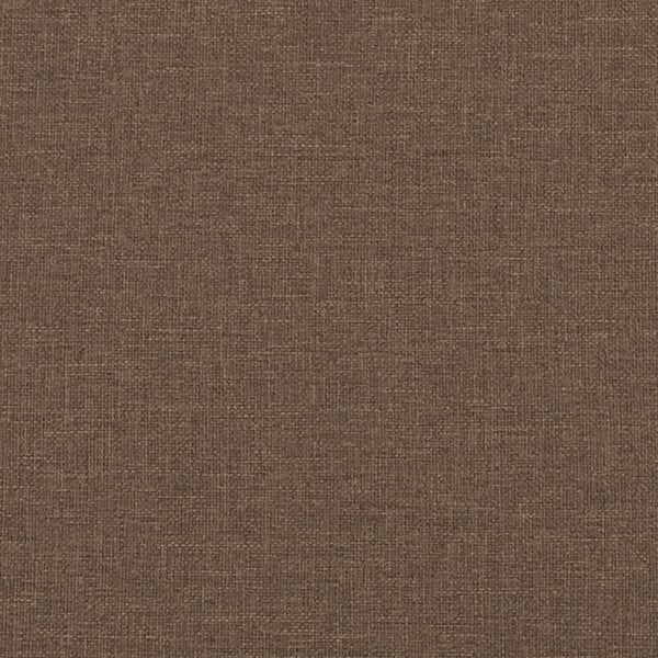 vidaXL sofastol med fodskammel 60 cm stof Brun