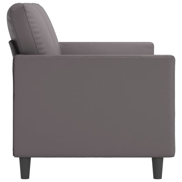 vidaXL 3-personers sofa 180 cm kunstlæder grå