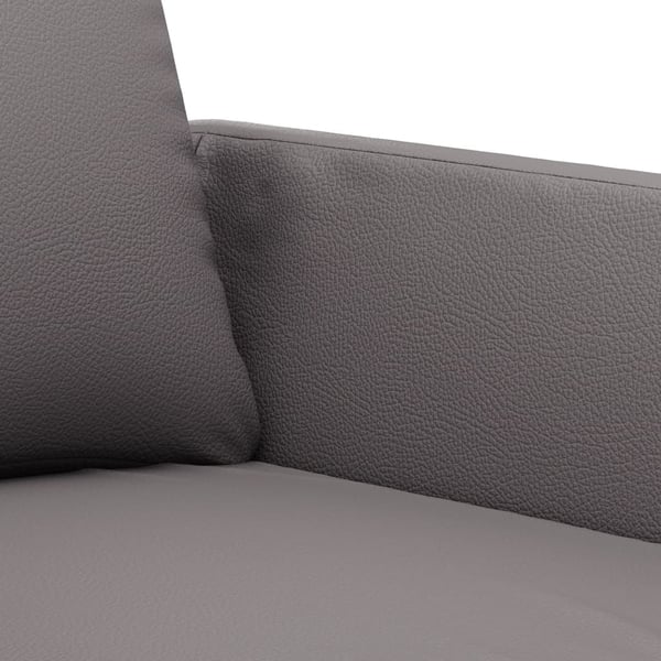 vidaXL 3-personers sofa 180 cm kunstlæder grå
