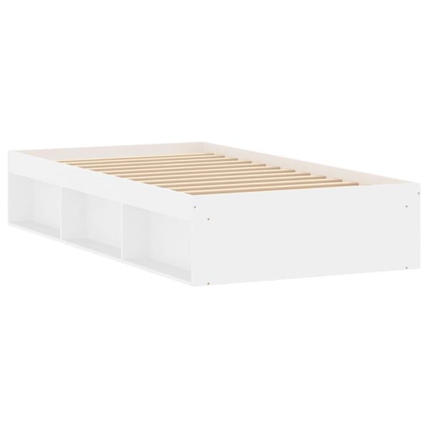vidaXL Sengeramme hvit 100x200 cm