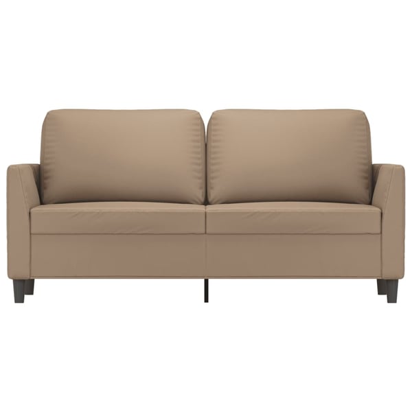 vidaXL 2-personers sofa 140 cm kunstlæder cappuccino