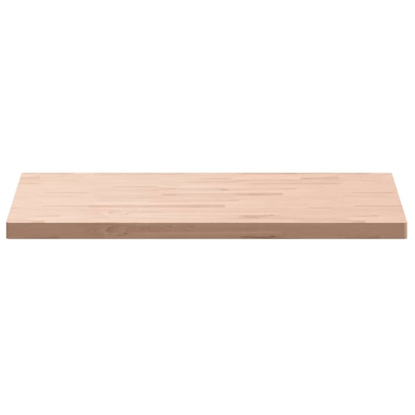 vidaXL Bordplate 100x60x4 cm rektangulær heltre bøketre