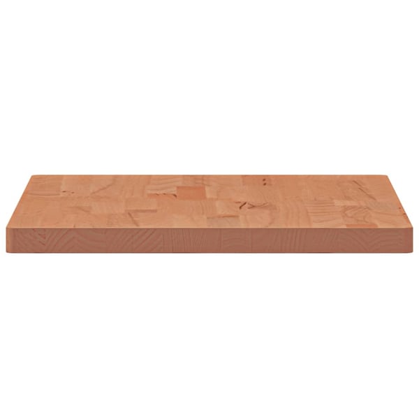 vidaXL Bordplate 60x40x2,5 cm rektangulær heltre bøketre