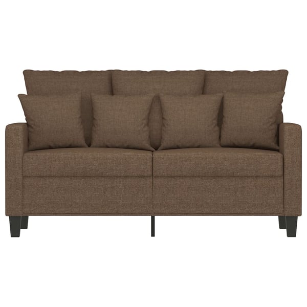 vidaXL 2-personers sofa 120 cm stof brun