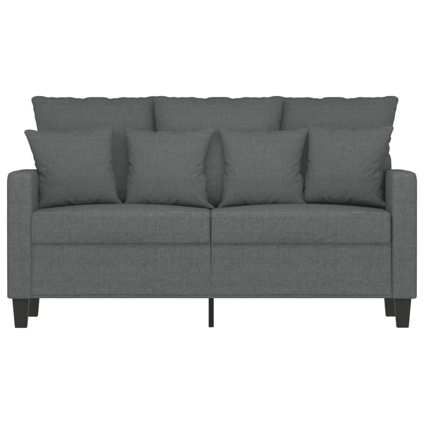 vidaXL 2-personers sofa 120 cm stof mørkegrå