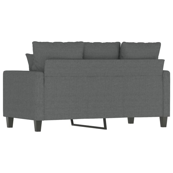 vidaXL 2-personers sofa 120 cm stof mørkegrå