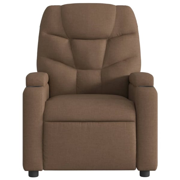 vidaXL massagestol stof brun