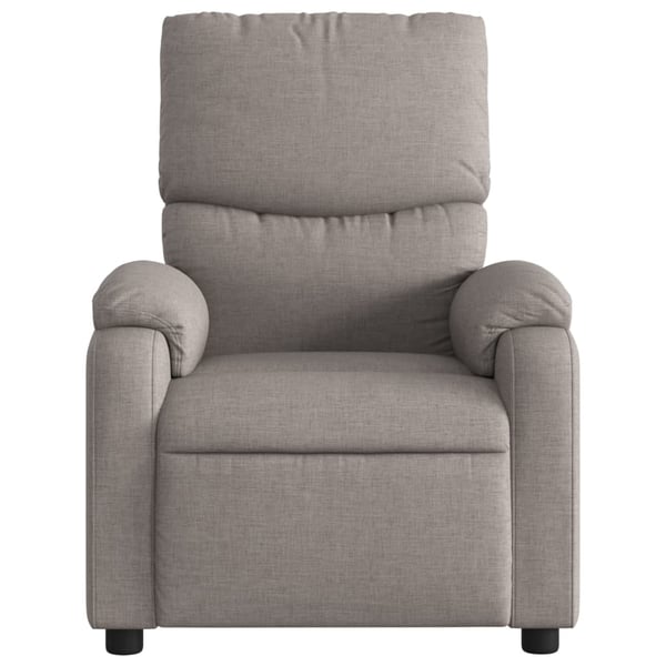 vidaXL massagestol stof gråbrun