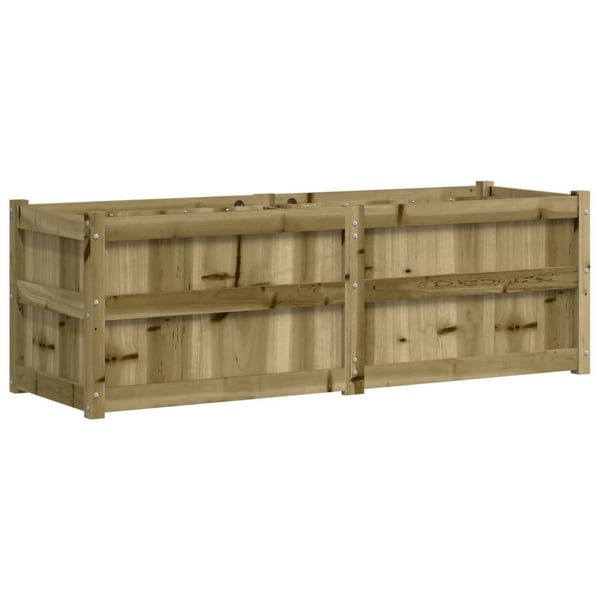 vidaXL Hageplantekasse 150x50x50 cm impregnert furu